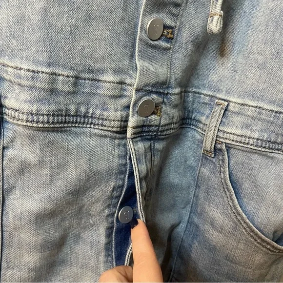 Pilcro Painter Denim Overalls Anthropologie XL - Picture 9 of 11